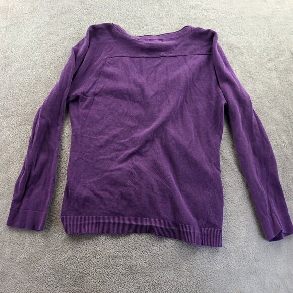 L.L.Bean Womens Cardigan Sweater Small Long Sleeve Button-Up V-Neck Knit Casual - Picture 15 of 15